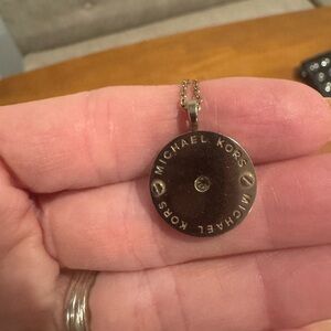 Gold Pendant Necklace Michael Kors